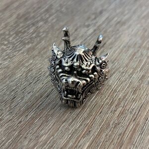 Silver Dragon Ring